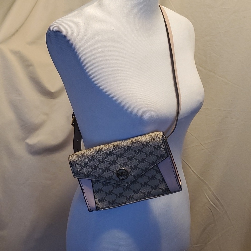 MK Light Pink Signature Belt Bag